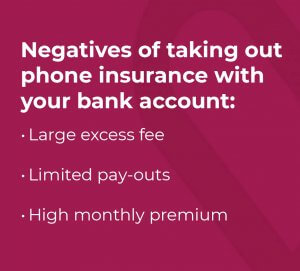 phone insurance with bank account