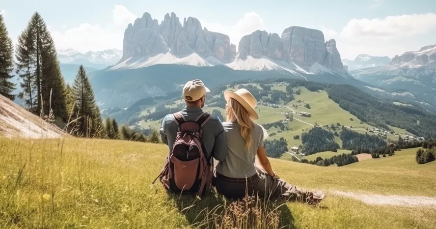 couple on holiday