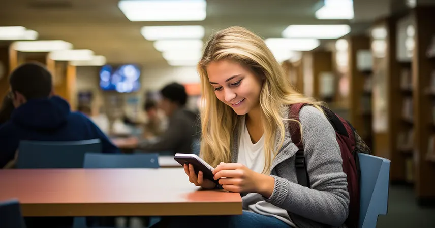 student mobile phone